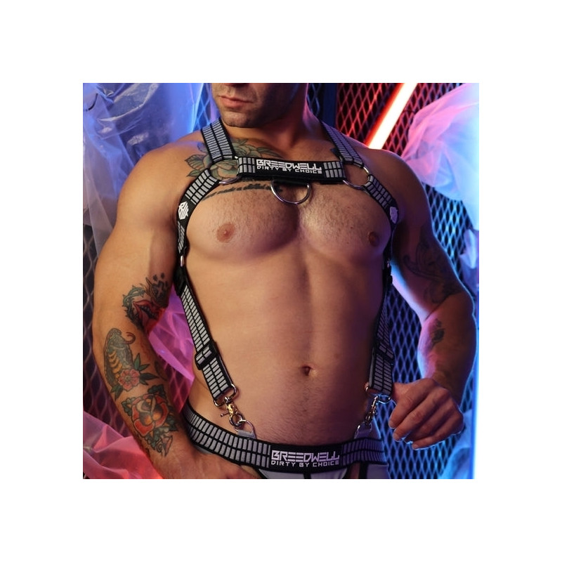 Breedwell Harnais Body Hybred Breedwell Gris